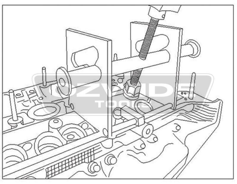 Audi Vw Valve Spring Compressor Tool 1 8l 20 Valve Turbo