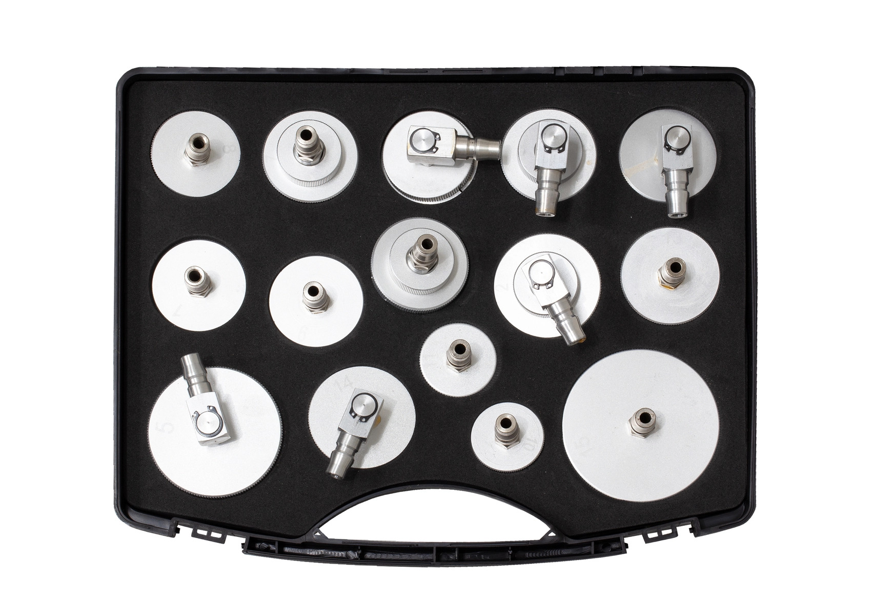 15 Piece Alloy Brake Bleed Adapter Set