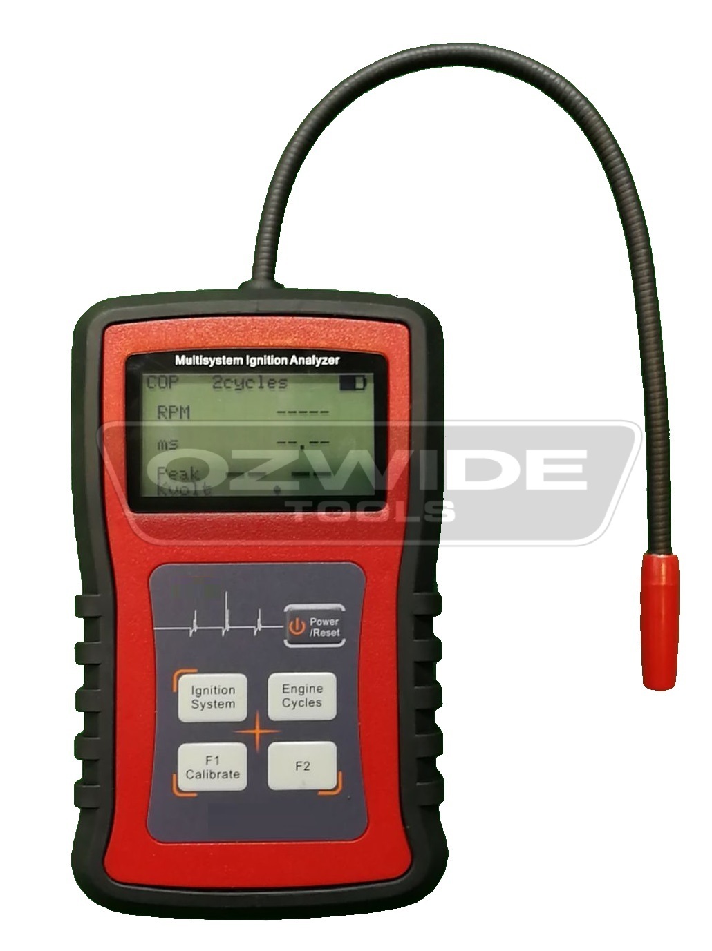 KIMISS Car Engine Ignition Analyzer Tester Digital LCD Signal Diagnostic Instrument Tool with 13.4 inch Pobe Tube 