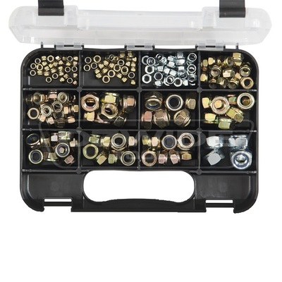 195 Piece Metric Self Locking Nut Grab Kit