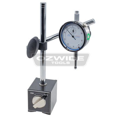 Dial Gauge with Adjustable Magnetic Stand
