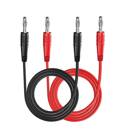 Red And Black 4mm Banana Lead Extenders
