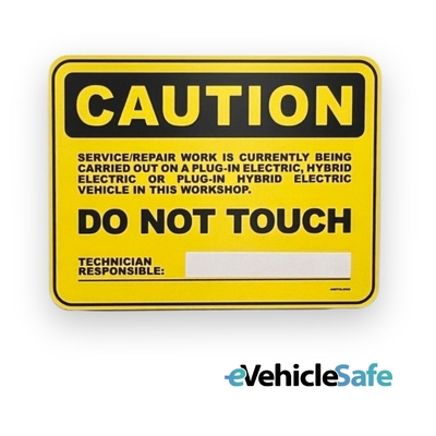 High Voltage Caution Sign