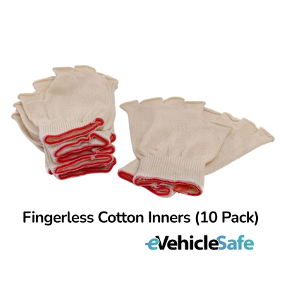 Fingerless Cotton Inners - (10 Pack)