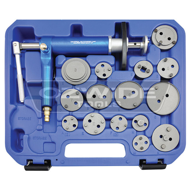 Universal Air Powered Brake Caliper Piston Wind Back Kit